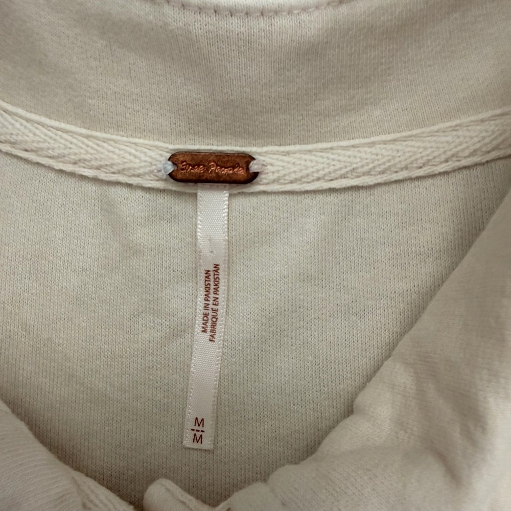 Free People Cream Utility Shacket Jacket - Picture 9 of 11